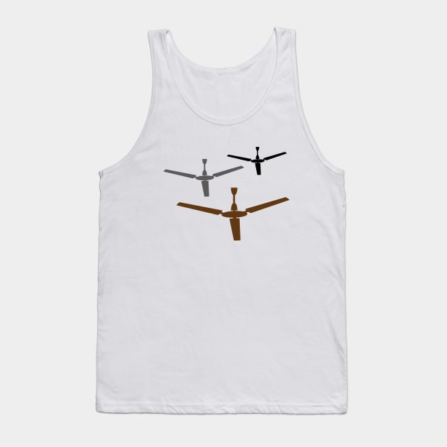 Ceiling fan Tank Top by Madhur